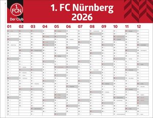 1. FC Nürnberg Posterkalender 2026