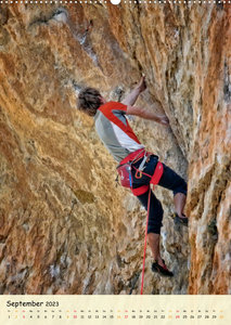 Klettern - Adrenalin pur (Premium, hochwertiger DIN A2 Wandkalender 2023, Kunstdruck in Hochglanz)