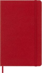 Moleskine 12 Monate Wochen Notizkalender 2024, Large/A5, Scharlachrot