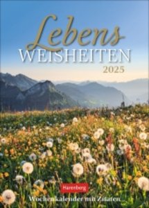 Lebensweisheiten Wochenkalender 2025