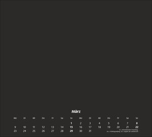 times&more Bastelkalender schwarz 2026