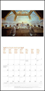 Dali 2023 - Wand-Kalender - Broschüren-Kalender - 30x30 - 30x60 geöffnet - Kunst-Kalender