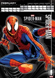 Pyramid – Spider-Man 2025 Posterkalender, 29,7x42cm, Kalender mit beliebten Spider-Man-Motiven, je Monat ein Poster, nachhaltig nur mit Papierumschlag, internationales Kalendarium