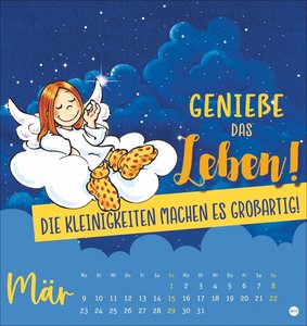 Schutzengel Postkartenkalender 2026