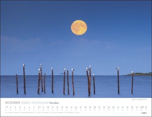 Küstenland Kalender 2024. Großer Foto-Wandkalender. Landschaften-Kalender 2024 mit atemberaubenden Fotos der Ostsee- und Nordseeküste. 44 x 34 cm Querformat.