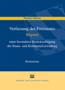 Holzner, T: Verfassung des Freistaates Bayern