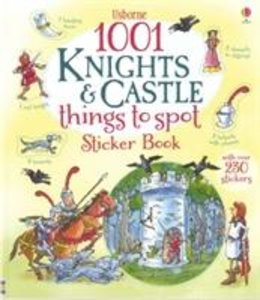 Usborne 1001 Knights & Castle Things to Spot Sticker Book