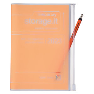 MARK\'S 2022/2023 Taschenkalender B6 vertikal, Storage it, Orange