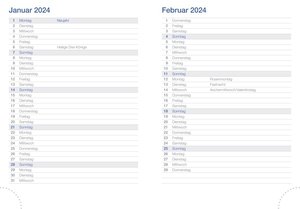 Cheftimer A6 mit Tageskalender. Petrol farbener Terminkalender 2023. Buch-Kalender mit Lesebändchen und Eckperformation. Wattierter Taschenkalender zum Planen von Terminen