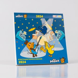 Der Kalender mit der Maus - Postkartenkalender 2024