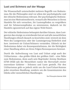 Der Philosophie-Kalender Tagesabreißkalender 2026