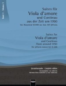 Ronez-Kubitschek, M: Suiten für Viola d\'amore und Continuo
