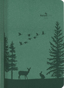 Buchkalender Nature Line Forest 2025 - Taschen-Kalender A5 - 1 Tag 1 Seite - 416 Seiten - Umwelt-Kalender - mit Hardcover - Alpha Edition