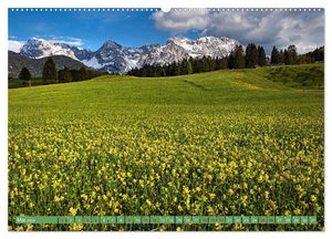 Mittenwald - Perle des Werdenfelser Landes (Wandkalender 2024 DIN A2 quer), CALVENDO Monatskalender