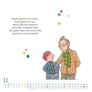 Kalendersprüche vom Sams 2025 – Lustige Reime von Paul Maar – Wandkalender mit Spiralbindung – DUMONT Quadratfomat 23 x 23