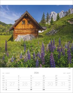 Österreich Kalender 2026