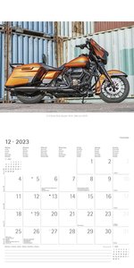 Harleys 2023 - Broschürenkalender 30x30 cm (30x60 geöffnet) - Kalender mit Platz für Notizen - Motorräder - Bildkalender - Wandplaner - Harley-Davidson