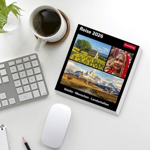 Reise Tagesabreißkalender 2026 - Kulturkalender - Städte, Menschen, Landschaften