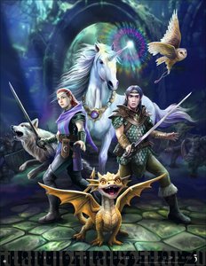 Anne Stokes: Mystic World Posterkalender 2026