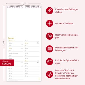Kalender zum Selbstgestalten 2026