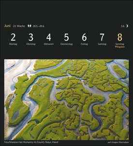 Die Welt von oben Postkartenkalender 2025 - Kalender mit 53 Postkarten