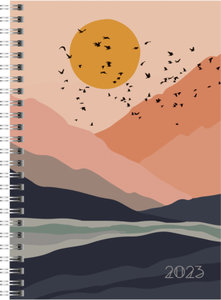Wochenkalender Dawn Modell Timing 1, 2023, A5, Grafik-Einband