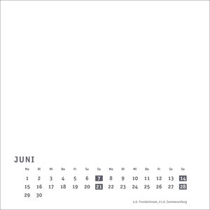 Premium-Bastelkalender weiß klein 2026