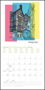 London Calling 2023 - Wand-Kalender - Broschüren-Kalender - 30x30 - 30x60 geöffnet