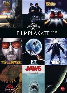 Universal Filmplakate Edition Kalender 2023. Großformatiger Editionskalender mit den besten Filmplakaten von Universal. Filmklassiker-Wandkalender XXL. 49x68 cm.