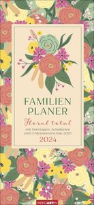 Floral total Familienplaner 2024