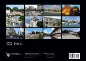 Belgrad 2022 - Black Edition - Timokrates Kalender, Wandkalender, Bildkalender - DIN A4 (ca. 30 x 21 cm)