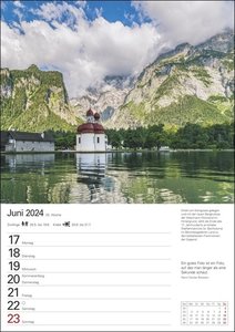 Deutschland Wochenplaner 2024. Landschafts-Wandkalender zum Eintragen mit 53 atemberaubenden Fotografien der schönsten Plätze Deutschlands. Terminkalender 2024 Wand