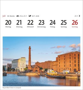 England Sehnsuchtskalender 2026