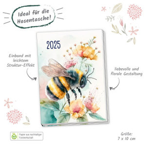 Trötsch Taschenkalender A7 Nature 2025