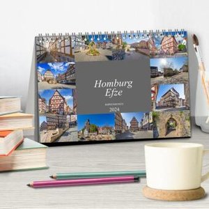 Homburg Efze Impressionen (Tischkalender 2024 DIN A5 quer), CALVENDO Monatskalender