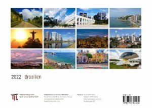 Brasilien 2022 - White Edition - Timokrates Kalender, Wandkalender, Bildkalender - DIN A4 (ca. 30 x 21 cm)