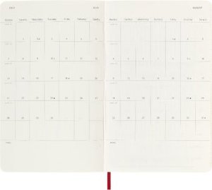 Moleskine 12 Monate Tageskalender 2025, Large/A5
