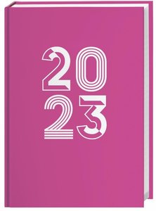 Neon Pink Kalenderbuch A5 2023