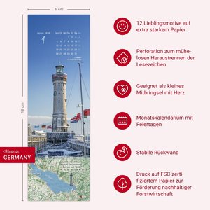 LilleEiland Lesezeichen & Kalender 2026