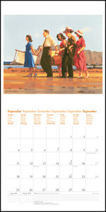 Jack Vettriano 2023 - Wand-Kalender - Broschüren-Kalender - 30x30 - 30x60 geöffnet - Kunst-Kalender