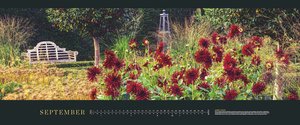 GEO Panorama: Die schönsten Gärten 2024 - Panorama-Kalender - Wand-Kalender - Groß-Format - Bildkalender - 120x50 cm