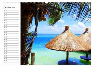 Traumstrände in der Karibik (hochwertiger Premium Wandkalender 2024 DIN A2 quer), Kunstdruck in Hochglanz