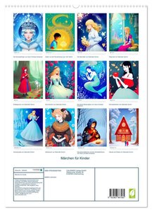 Märchen für Kinder (hochwertiger Premium Wandkalender 2024 DIN A2 hoch), Kunstdruck in Hochglanz