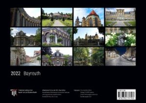 Bayreuth 2022 - Black Edition - Timokrates Kalender, Wandkalender, Bildkalender - DIN A4 (ca. 30 x 21 cm)