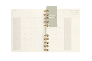 Moleskine 12 Monats Life Kalender Mit Spiralbindung 2023 XXL, Wochen-Monatskalender, Hard Cover, Remake Smoke
