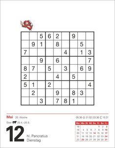 Sudoku Tagesabreißkalender 2026