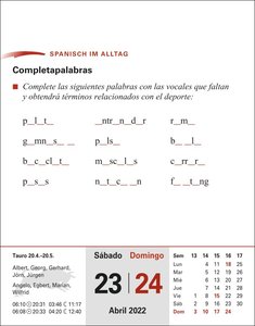 Sprachkalender Spanisch Kalender 2022