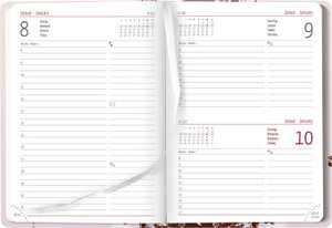 Alpha Edition - Mini-Buchkalender Style Hummingbird Tree 2025 Taschenkalender, 10,7x15,2cm, Kalender mit 352 Seiten, Notizmöglichkeiten, Adressteil, Mondphasen und internationales Kalendarium