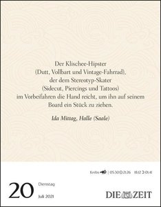 DIE ZEIT: Was mein Leben reicher macht Kalender 2021 ...