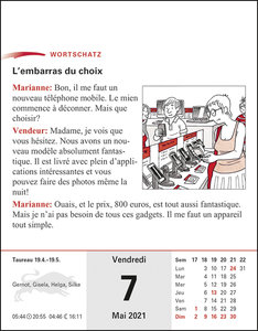 Sprachkalender Französisch Kalender 2021 [350729383] - 9,99 € - www 